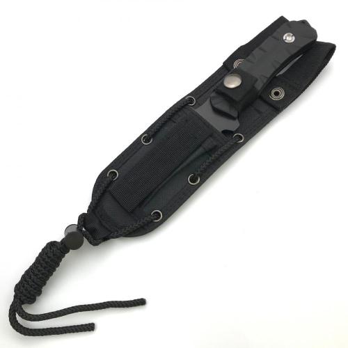 Plastic Handle Fixed Blade Hunting Bowie Knife