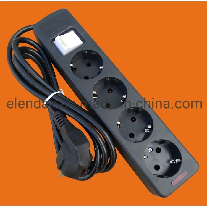 E5005ES Sakelar Kabel Listrik Gaya Eropa 5 Arah