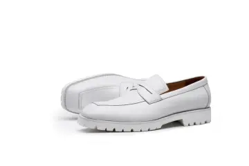 White Penny Sneaker Shoes