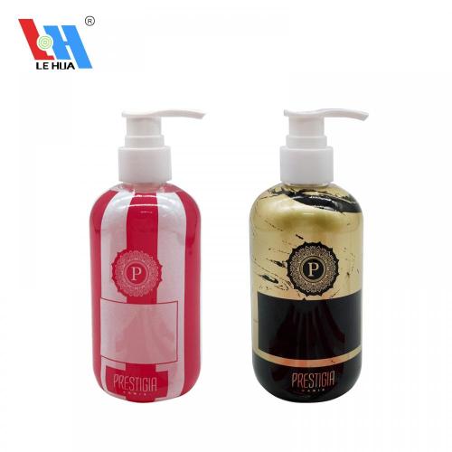 Plastic Wrap Labels For Body wash shampoo bottle