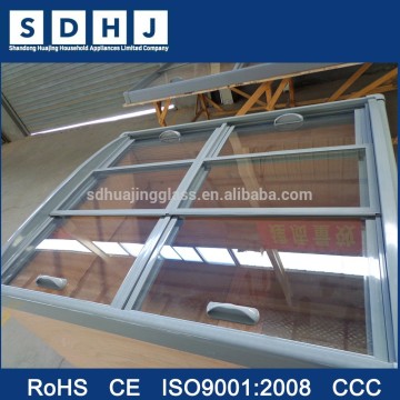 Top Curved Sliding Glass for Chest Freezer
