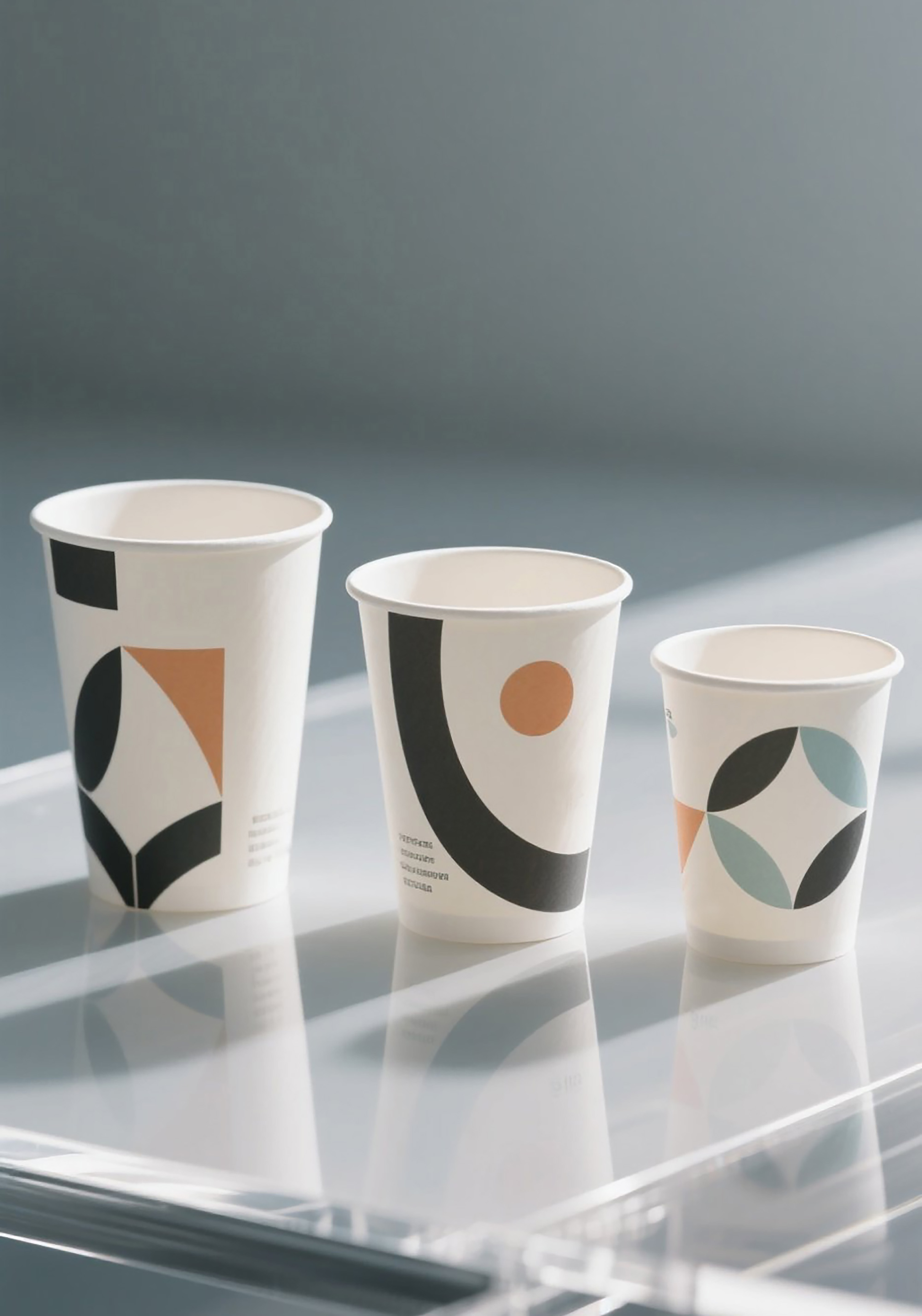 Paper cup for hot drinks