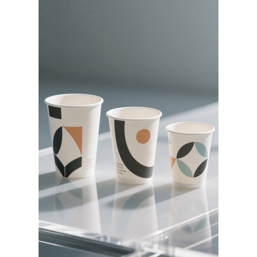 Paper cup for hot drinks
