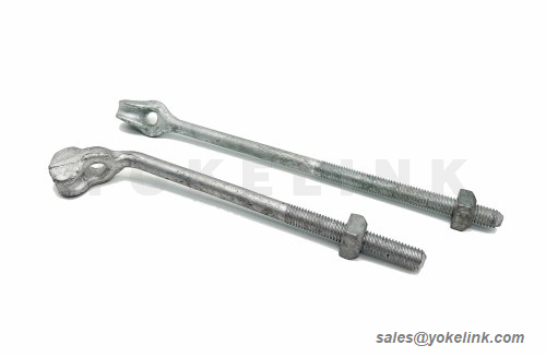 5/8 hüvelyk X 5 láb Thimbl Eye Föld horgonyrúd táguló lemezes horgonyzóval 1/2&quot; 5/8&quot; 3/4&quot;