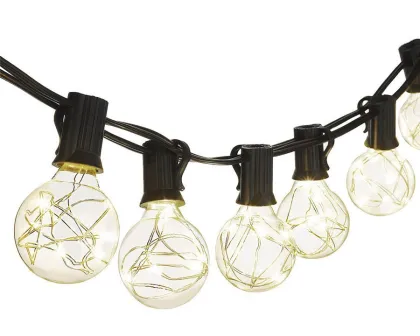 led string lights cooper wire lights G40 0.5w blue color e27 bulb led home lighting