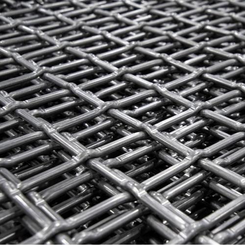 lock crimped Woven wire mesh