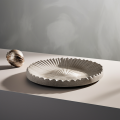 Minimalistisches Beton -Obstschalen modernes Design für Zuhause