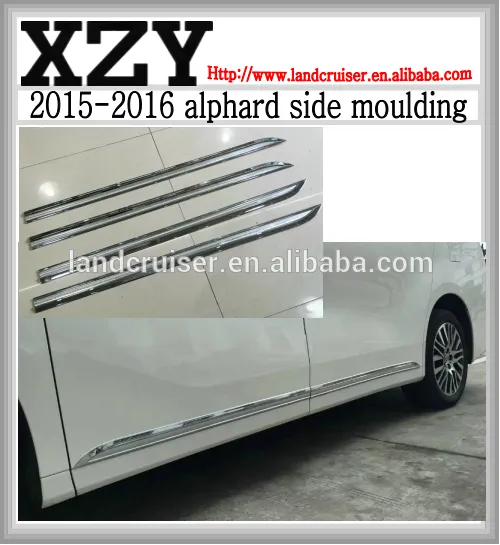 2015-2016 alphard side moulding