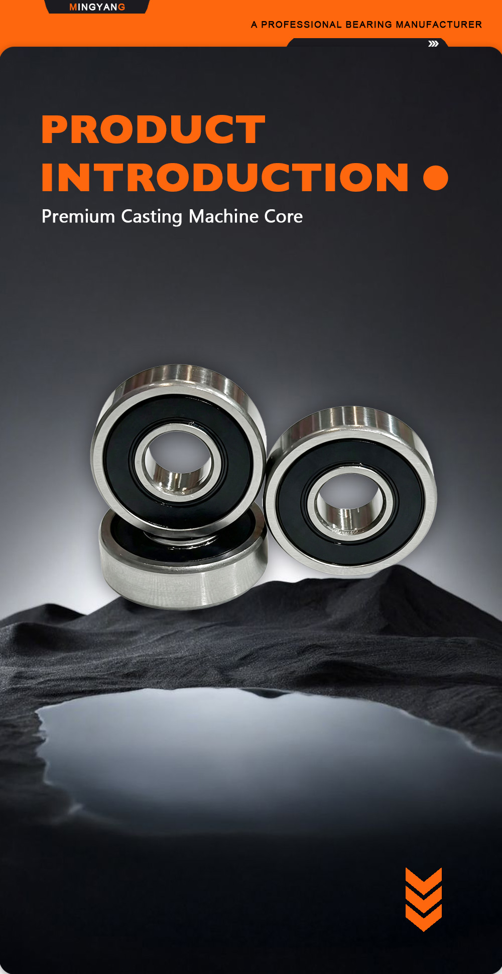 608‑2RS Low‑Noise Deep Groove Bearing x