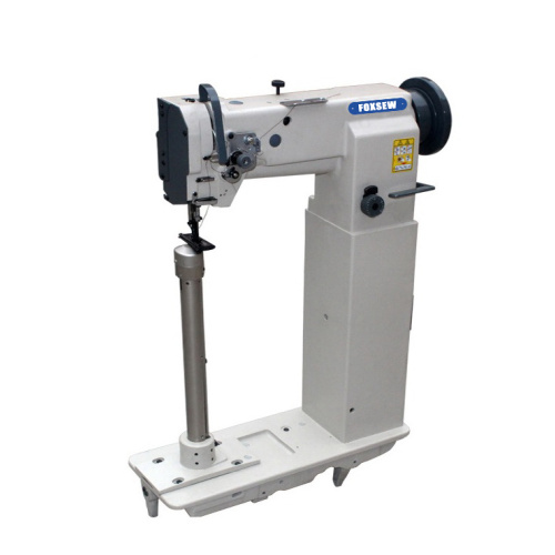 Máquina de coser de punto de cadeneta de alta resistencia con alimentación compuesta de lecho alto