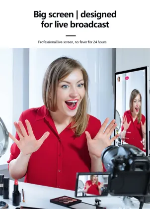 Livestreaming Bildschirm des Webcast Studios