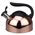 Metallic Copper Painting Whistling Kettle