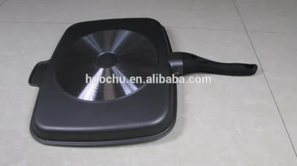 5 five section division grill pan