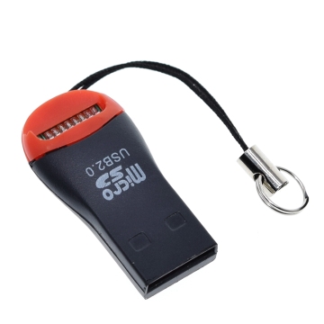 SD/TF कार्ड के लिए TZT USB 2.0 मल्टी-कार्ड रीडर एडाप्टर