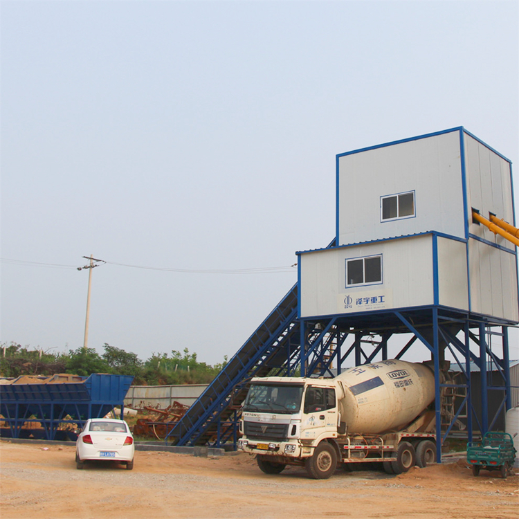 Concrete batching plant ready mix rental project report