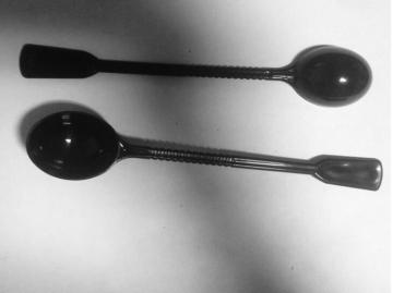 Custom logo printed disposable coffee spoon