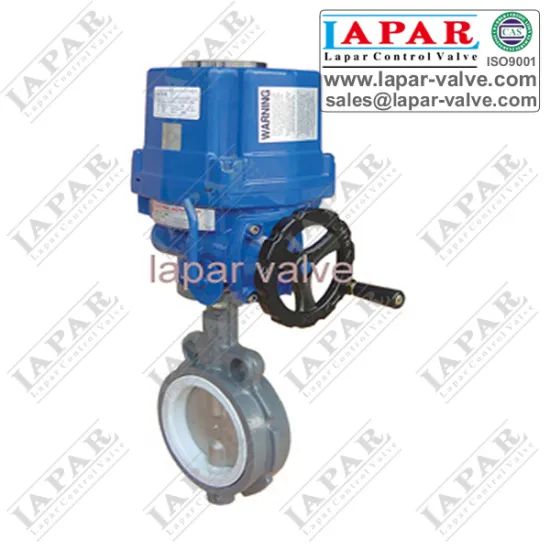 HQ electric actuator High-perfomance Butterfly Valve