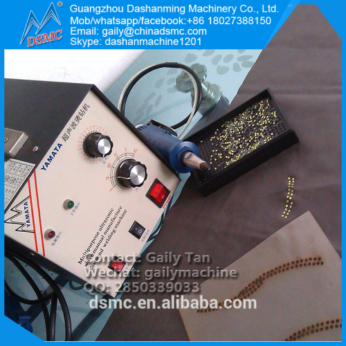 Pakistan 2014~2015 New ! Ultrasonic strass hot fix machine