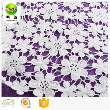 overall cotton chemical water soluble embroidery lace fabric