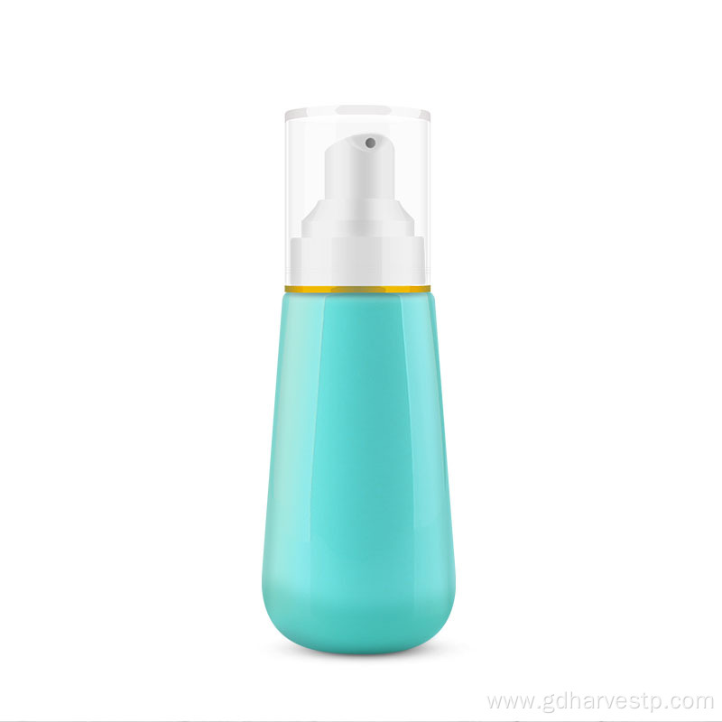 High Quality Empty Plastic Green Lotion Pump Bottle