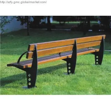 HDPE Plastic Wood Park Bench, Garden Bench, Metal Bench