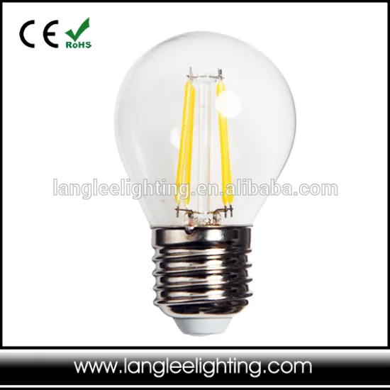 E27 Led G45 Bulb Light 2w Led Filament Bulb Lamp CE RoHS E27