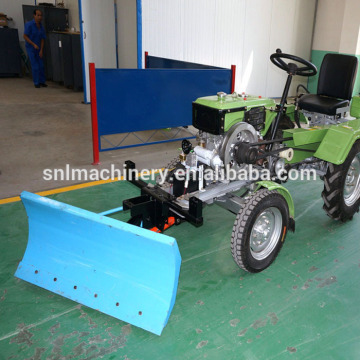 low price farm agriculture 15hp small tractor front use mini snow blade