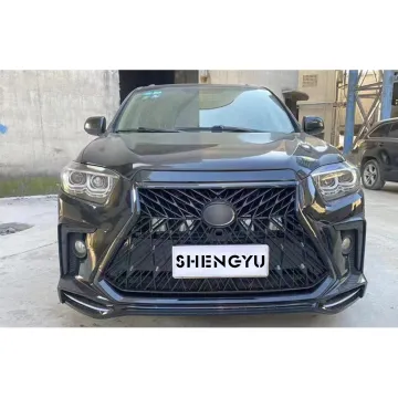 Car Body Kit Upgrade: Highlander 2009-2011 to Lexus Front and Rear Bumper Assembly with Grille Option