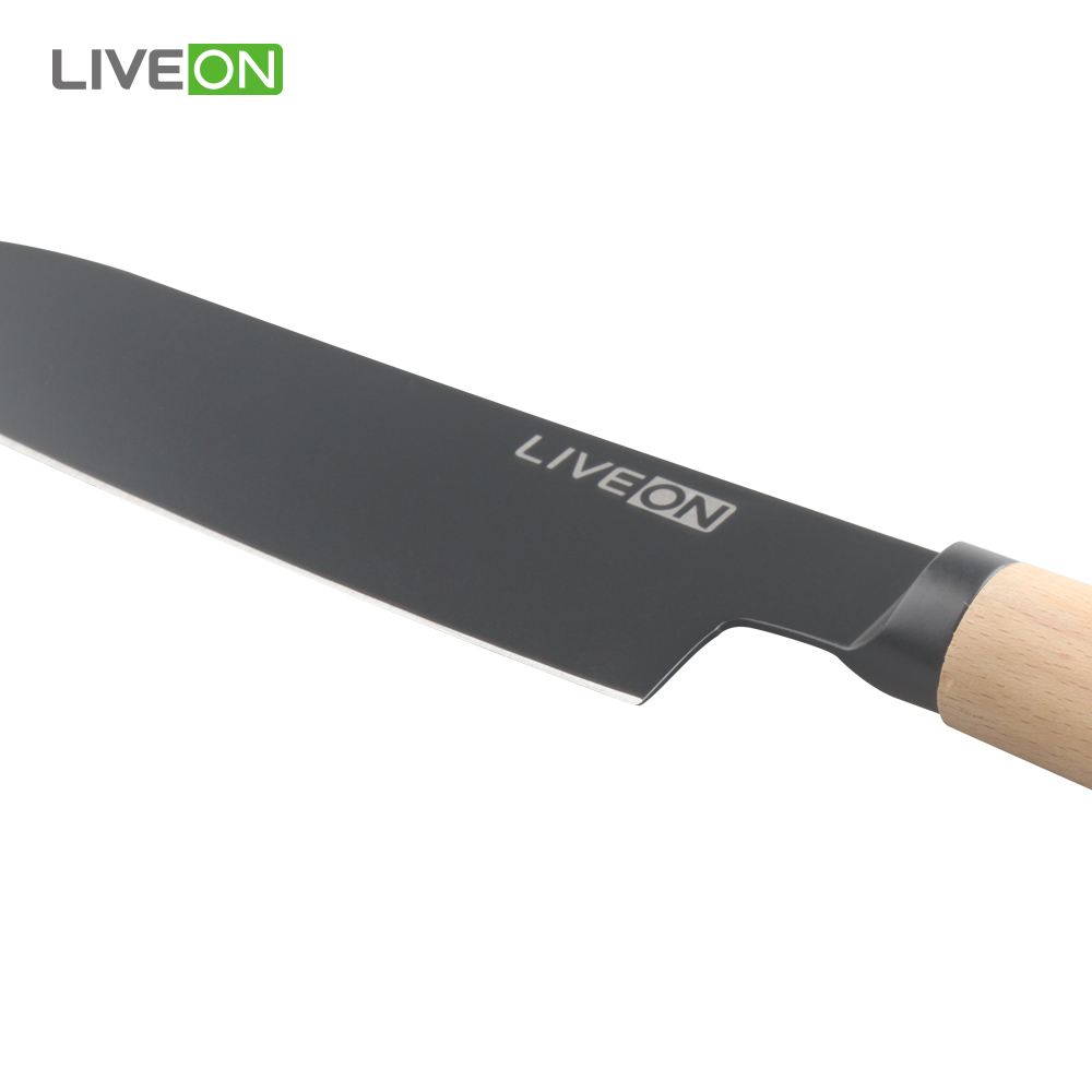 7 inch Wood Handle Kitchen Chef Knife