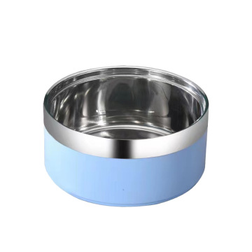 ONE PET Wholesale Custom Logo 32oz 42oz 64oz Double Wall 201 Stainless Steel Dog Bowl Pet Feeder Bowls