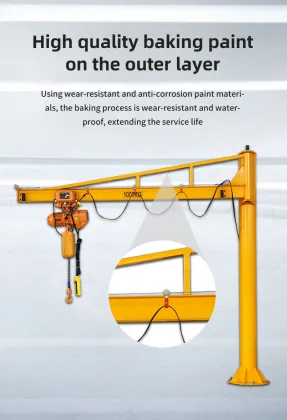 Cantilever Cranes: Jib Hoist Crane with 1 Ton Capacity
