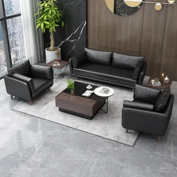 Modern Leather Sofa Set Designs for Living Room Furniture