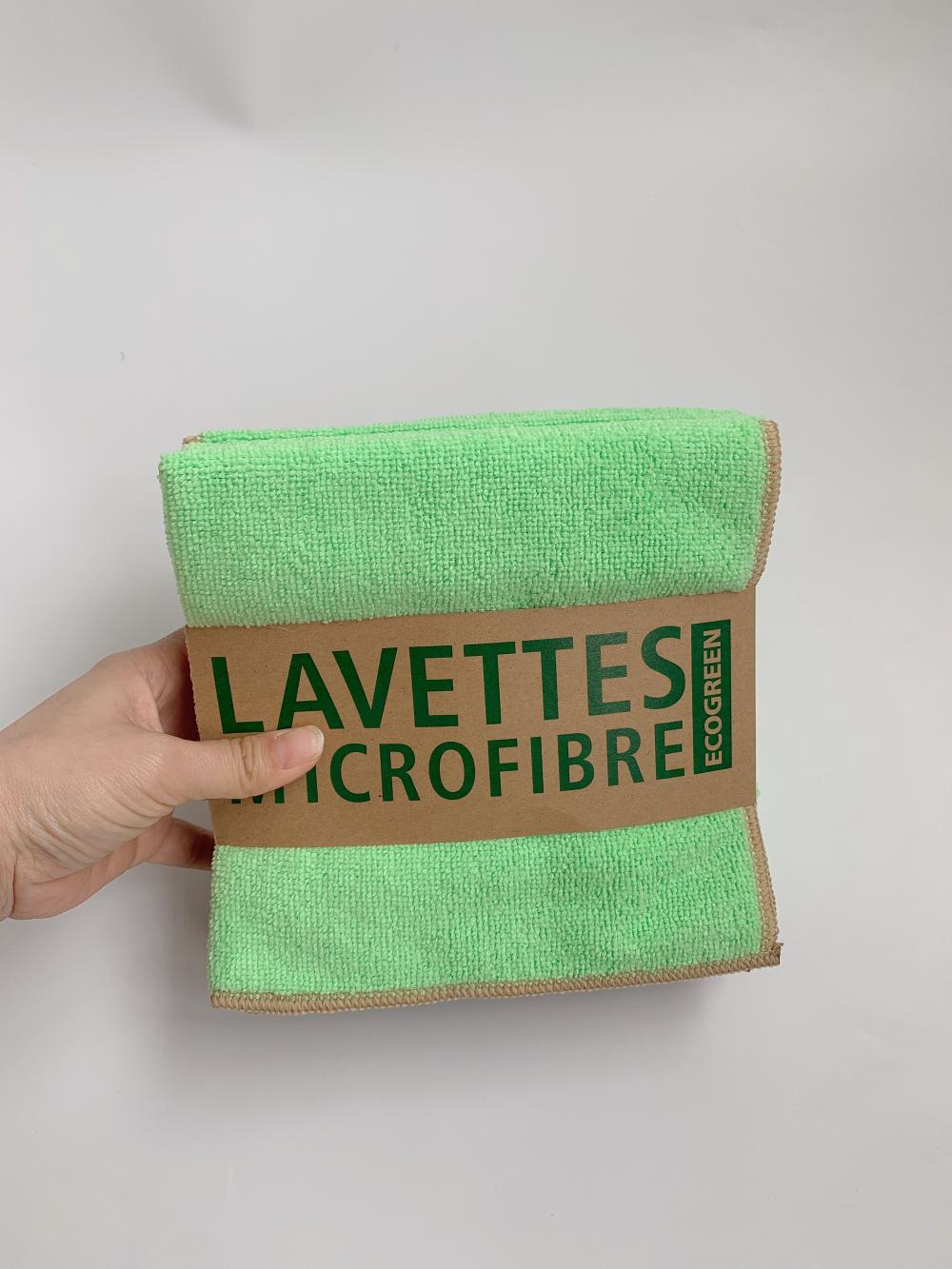 Green Microfiber Cleaning Towels Jpg