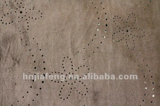 suede new design warp knitting fabric