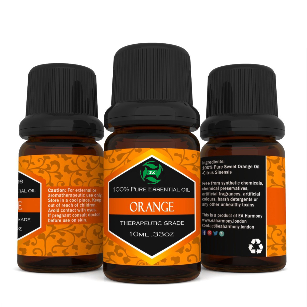Óleo de laranja doce para aromaterapia 100% natural puro