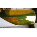 Oglindă polimerică din PVC cromată din aur înveliți vinil
