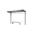 Removable modular bus shelter