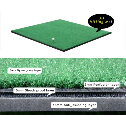 Nylon Grass Professional 3D Golf Swing Mat.