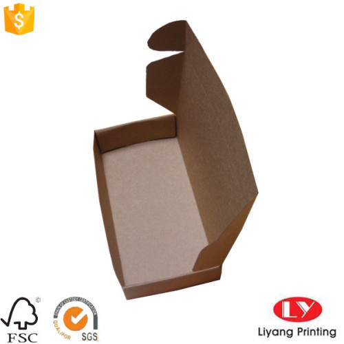 Cheap kraft one piece folding packaging box