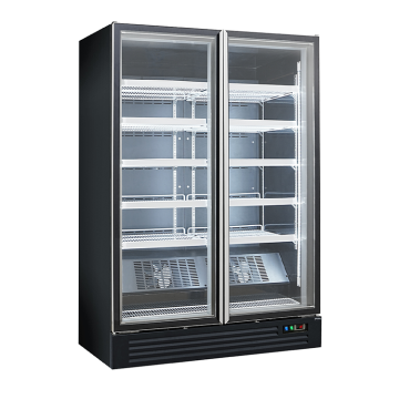 Frigidaire dubbel dörr pepsi kylskåp frys kommersiell luft kyld kylare