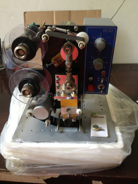 HP241 automatic hot stamping ribbon coding machine