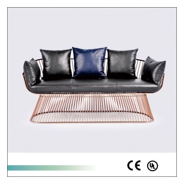 Genuine Leather Sectional Modern Sofa Set For Living Room