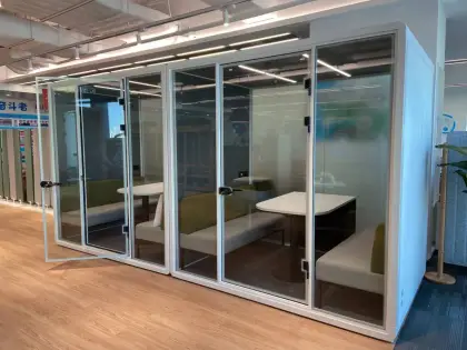 Custom Made Acoustical Soundproof Office Pods & Phone Booths
