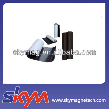 Adhesive Flexible rubber magnet sheet&roll with PVC