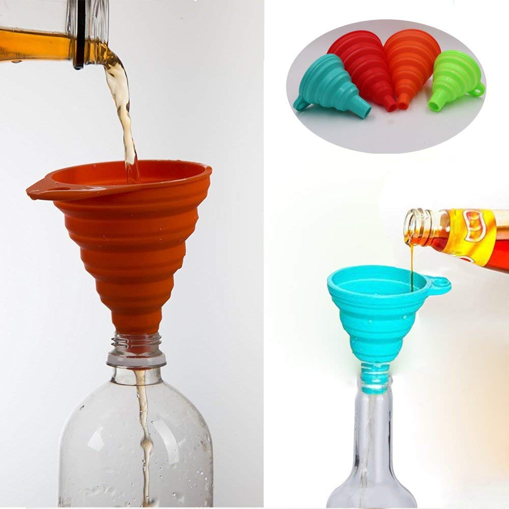 Collapsible Cooking Silicone Funnel