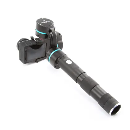 G4 handheld 3 axis gimbal gopro camera with Pan/Tilt/Roll 3-axis 360 degrees coverage.