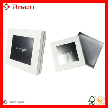luxury jewelry box with metal LOGO
