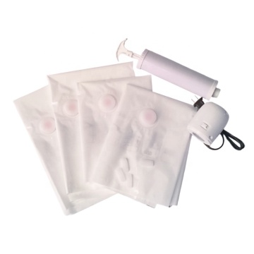 Manual Pump Vacuum Storage Bags for Clothing Packaging