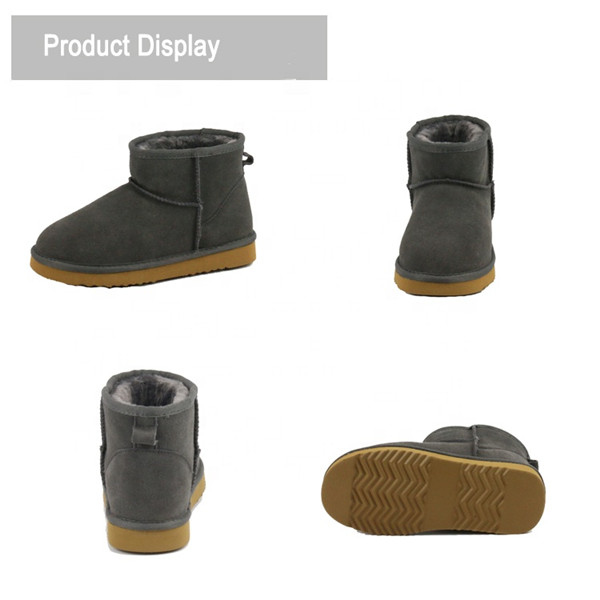 Outdoor grey boys' boots