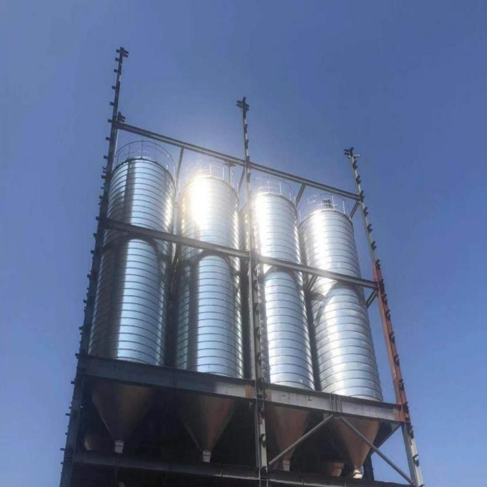 Welded silos for cement storage and transportation